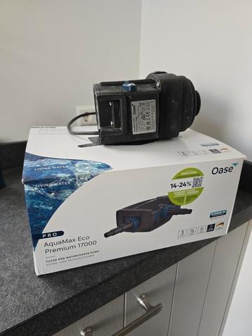 1 week gebruikte Oase eco premium 17000 vijverpomp met bon beschikbaar voor biedingen