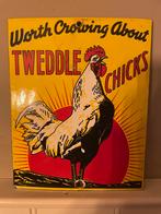 Tweddle Chicks emaille bord, Verzamelen, Merken en Reclamevoorwerpen, Ophalen of Verzenden, Zo goed als nieuw, Reclamebord