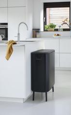 Brabantia Bo Touch Bin Hi Prullenbak - 60 l - Matt Black, Huis en Inrichting, Woonaccessoires | Prullenbakken, Met pedaal, Nieuw