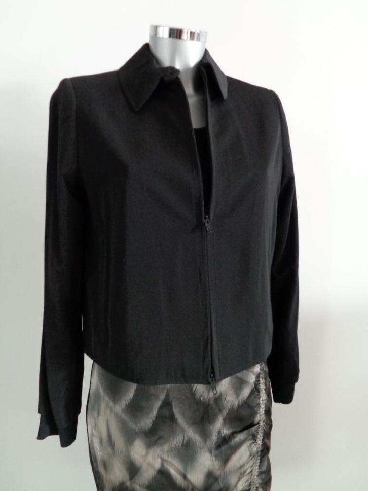 Gabi Lauton designer jasje maat 36 wol Nieuw, Kleding | Dames, Jasjes, Kostuums en Pakken, Nieuw, Jasje, Maat 36 (S), Zwart, Ophalen of Verzenden