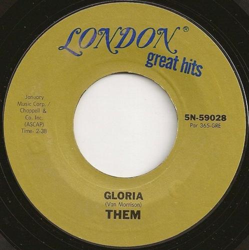 Them - Gloria (vinyl single) NM, Cd's en Dvd's, Vinyl Singles, Zo goed als nieuw, Single, Rock en Metal, 7 inch, Verzenden