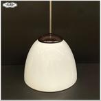 Vintage Pendellamp Hanglamp Kloosterlamp Schoollamp, Huis en Inrichting, Lampen | Hanglampen, Ophalen, Gebruikt, Glas, Nb
