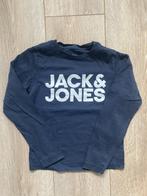 Blauw shirt van Jack & Jones maat 128, Kinderen en Baby's, Jongen, Ophalen of Verzenden, Zo goed als nieuw, Shirt of Longsleeve
