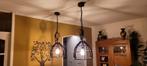 Hanglamp & Tafellamp Set - Industrieel Design, Huis en Inrichting, Ophalen, Gebruikt, Minder dan 50 cm, Metaal