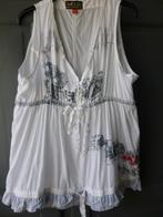 NOT THE SAME witte top met blauw, mt 44, Wit, Maat 42/44 (L), Not the Same, Ophalen of Verzenden