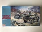 ROWASP OUTLET | Hasegawa MT1 1/72 Jeep + Cargo | NIET COMPLE, Overige merken, Gebruikt, 1:50 of kleiner, Auto