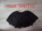 Zwarte tutu met onderrok maat 104/110, Kinderen en Baby's, Kinderkleding | Maat 104, Ophalen of Verzenden, Nieuw, Meisje, Jurk of Rok