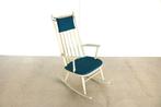 vintage schommelstoel | rocking chair | jaren 60 | Zweden, Gebruikt, Wit, Timbeije@hotmail.com, Ophalen of Verzenden