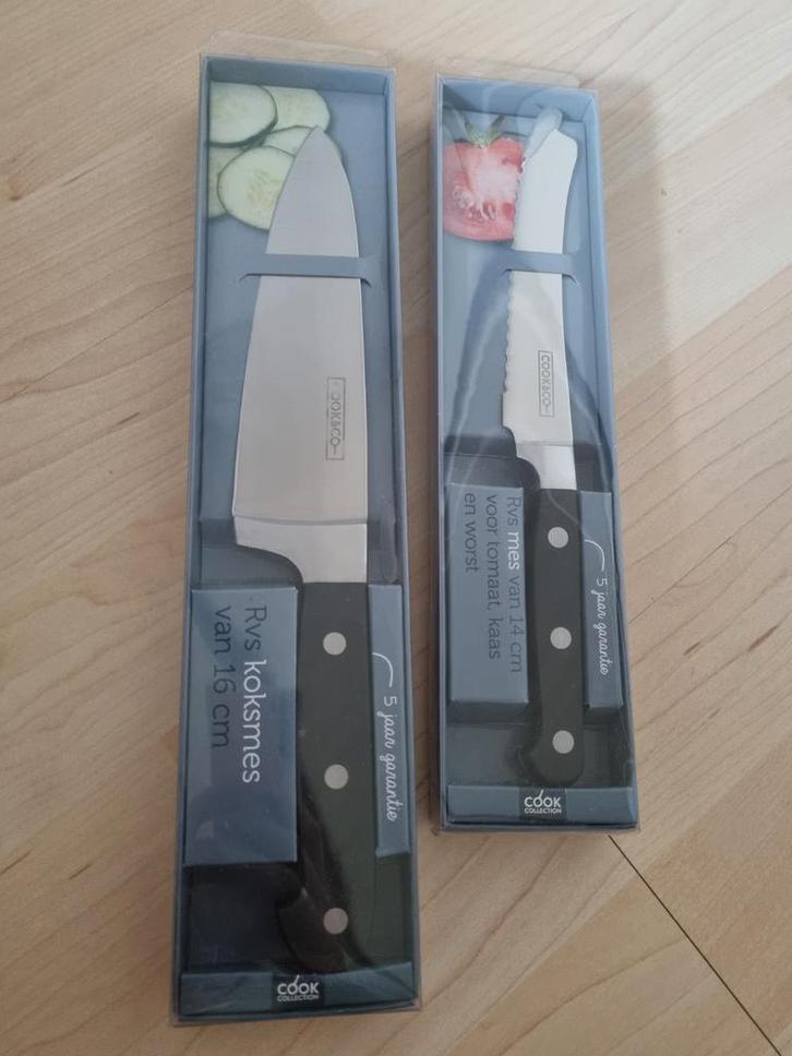 Cook Collection Messen Set - Nieuw in Verpakking, Huis en Inrichting, Keuken | Bestek, Nieuw, Los bestek, Rvs of Chroom, Vaatwasserbestendig