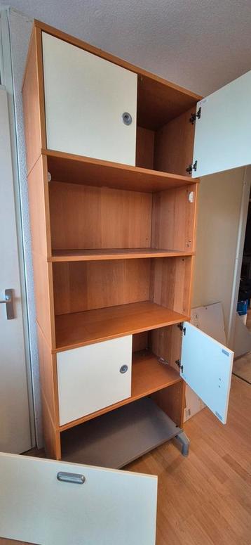 Ikea Effectiv kantoorkast grenen/vanille - 84x42x214cm - afbeelding 2