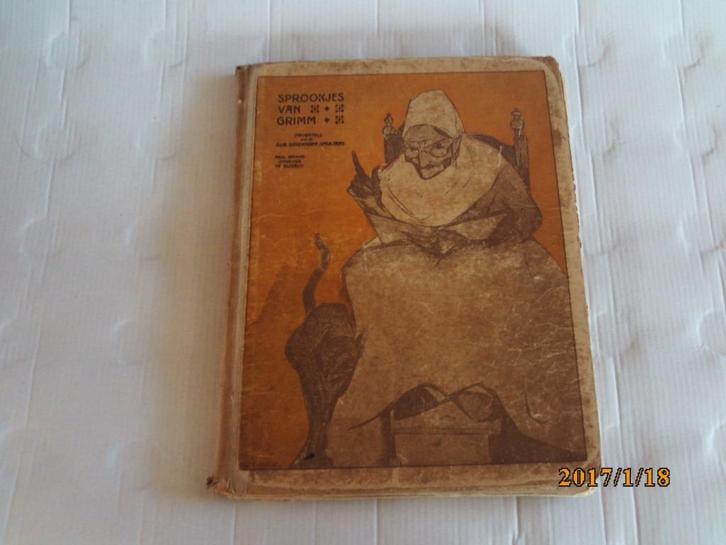 sprookjes van grimm - naverteld door alb. steenhoff-smulders, Antiek en Kunst, Antiek | Boeken en Bijbels, Ophalen of Verzenden