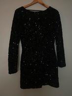 Glitter Jurk - Maat S, Zwart, Ophalen of Verzenden, Zo goed als nieuw, Maat 36 (S)