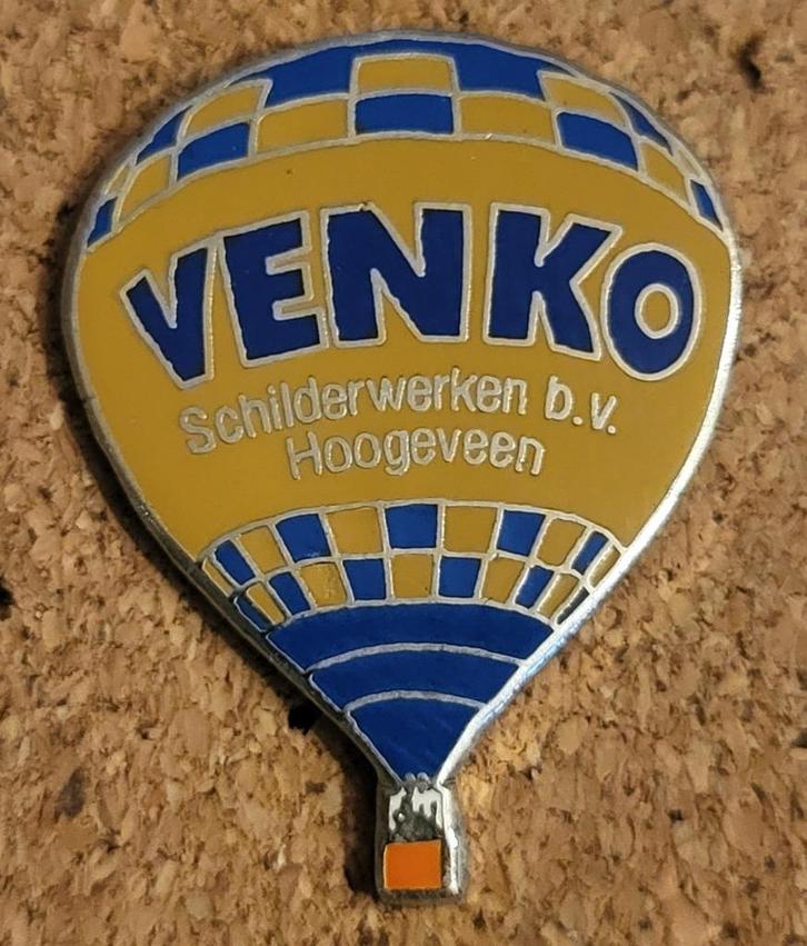 Ballonpin venko, Verzamelen, Speldjes, Pins en Buttons, Ophalen of Verzenden