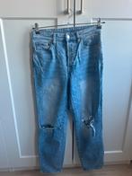 Mom jeans - blauw - gaten - h&m - 38, H&M, Blauw, Ophalen of Verzenden, Zo goed als nieuw
