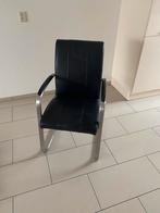 6st Musterring eettafel stoelen leer, Ophalen, Zo goed als nieuw, Bruin, Leer