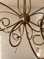 Moote eetkamerlamp met diamanten, Ophalen, Zo goed als nieuw, Glas, Klassiek