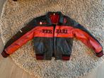 Lederen Ferrari jasje zwart rood, maat 116, Ophalen of Verzenden, Zo goed als nieuw, Meisje, Jas