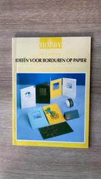 Boek van E. Fortgens - Ideeen voor borduren op papier, Ophalen of Verzenden, Zo goed als nieuw