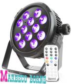 LED Flat Par spot 12x10W, 6-in-1 LEDs, DMX, RGBAW-UV, Afstb, Muziek en Instrumenten, Kleur, Nieuw, Info@marbeco.nl, BeamZ