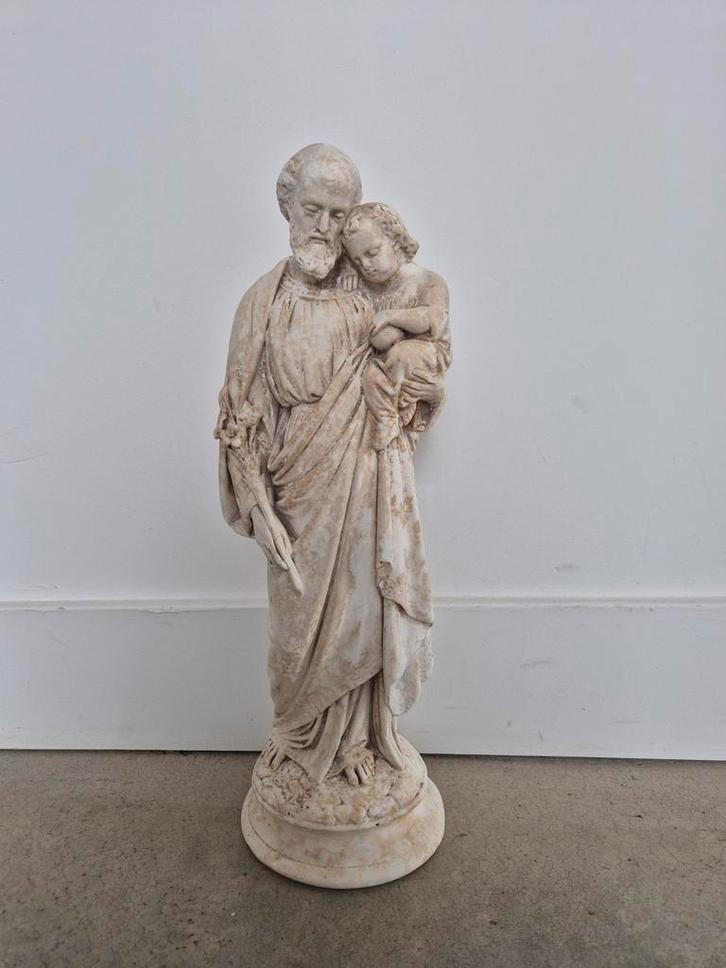 Sint Jozef met kind Jezus beeld, Antiek en Kunst, Antiek | Religie, Ophalen