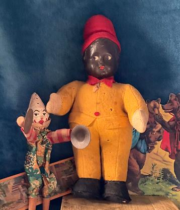 Bijzondere antieke rammelaars pop anno 1910 beschikbaar voor biedingen