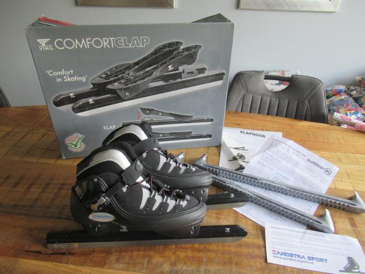 NIEUW Zandstra Schaatsen Comfortclap klapschaats maat 42, Sport en Fitness, Schaatsen, Nieuw, Combinoren, Zandstra, Klapschaats