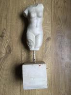 Tuinbeeld Buste Wit, Ophalen, Gebruikt, Overige materialen, Mensenbeeld
