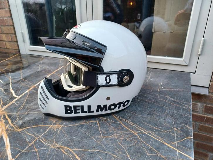 Bell Moto 3 Helm - Maat L, Motoren, Kleding | Motorhelmen, Dames, Heren, Offroadhelm, L, Overige merken, Tweedehands, Ophalen of Verzenden
