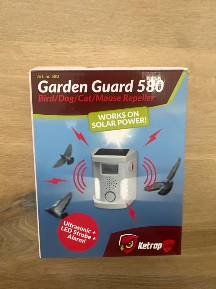 Ketrop Garden Guard 580 Vogel/hond/kat/muis verdrijver - 8x, Tuin en Terras, Bestrijdingsmiddelen, Zo goed als nieuw, Ongediertebestrijding