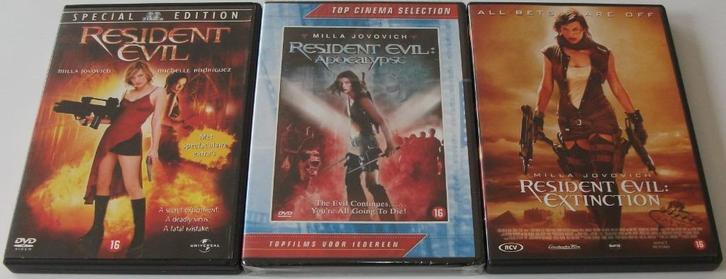 Dvd *** RESIDENT EVIL *** 3 stuks, Cd's en Dvd's, Dvd's | Science Fiction en Fantasy, Zo goed als nieuw, Science Fiction, Boxset