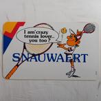 Leuke oude sticker.    SNAUWAERT.  Tennis., Ophalen of Verzenden, Zo goed als nieuw, Overige typen