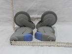 zwenkwielen per set van 4 stuks, 13cm hoog en 18cm hoog, Ophalen, Gebruikt