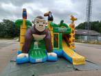 Jungle Multiplay springkussen met glijbaan te huur, Ophalen, Zo goed als nieuw, Overige