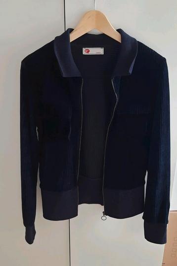 Donkerblauw vestje van Who's that girl maat M beschikbaar voor biedingen