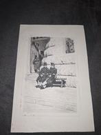 Tekening Nederlandse soldaten met shako op pre 1900, Verzamelen, Militaria | Algemeen, Ophalen of Verzenden, Landmacht, Nederland