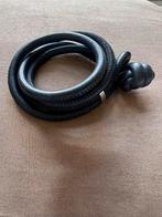 Zwart lederen armband van SIDE, Ophalen of Verzenden, Zo goed als nieuw, Zwart, Leer