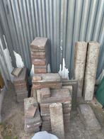 Gratis tegels/borders, Tuin en Terras, Tegels en Klinkers, Ophalen, Gebruikt, 10 m² of meer, Beton