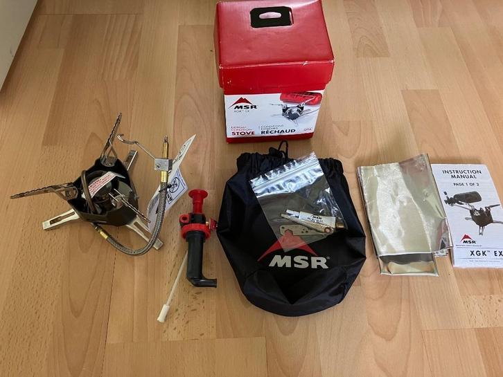 Nieuwe MSR XGK EX multifuel brander incl fles, Caravans en Kamperen, Kampeeraccessoires, Nieuw, Ophalen