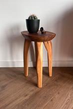 Plantentafel (Mango)hout, Huis en Inrichting, Woonaccessoires | Zuilen en Pilaren, Ophalen of Verzenden, Gebruikt