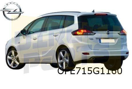 Opel Zafira (9/16-) achterbumper (FlexFix) (te spuiten) Orig, Auto-onderdelen, Carrosserie en Plaatwerk, Bumper, Opel, Achter
