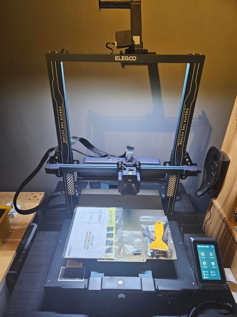 Elegoo Neptune 4 plus, Computers en Software, 3D Printers, Ophalen, Ingebouwde Wi-Fi, Elegoo, Zo goed als nieuw