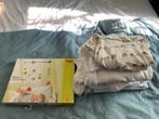 Baby Set: wieglaken jollein & swaddler ergobaby, mobile HABA, Ophalen of Verzenden, Gebruikt, Minder dan 70 cm, Deken