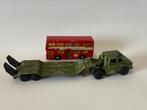 Vintage Matchbox auto met oplegger en London dubbeldecker, Kinderen en Baby's, Speelgoed | Speelgoedvoertuigen, Ophalen of Verzenden