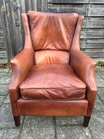 Chesterfield Stijl Fauteuil - Tessa Bendic, Ophalen of Verzenden, Gebruikt, Leer, 75 tot 100 cm