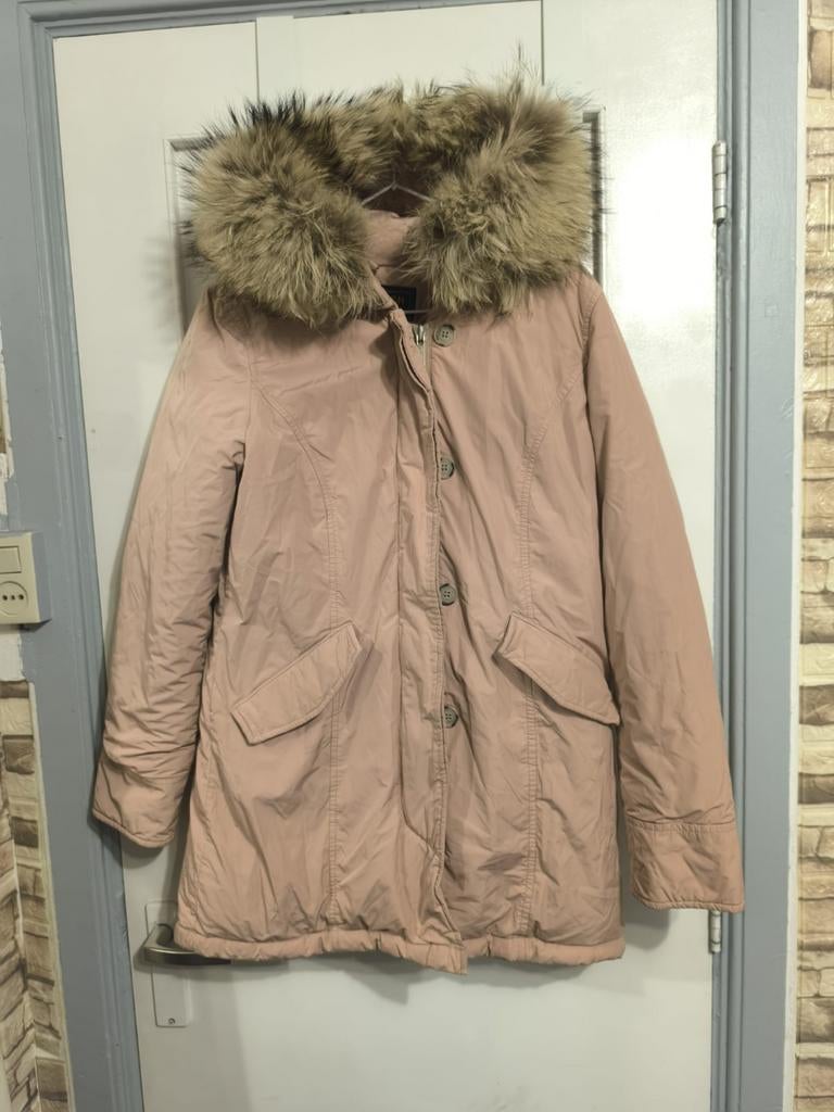 Woolrich Jas - Zo goed als nieuw, Maat 38/40 (M), Ophalen of Verzenden, Zo goed als nieuw, Roze