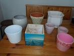 Diverse bloempotten, Tuin en Terras, Ophalen, Gebruikt, Rond, Binnen