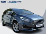 Ford S-Max 2.5 FHEV Titanium 7pers 190pk | Panoramadak | Ach, Auto's, Gebruikt, Blauw, 7 stoelen, Origineel Nederlands