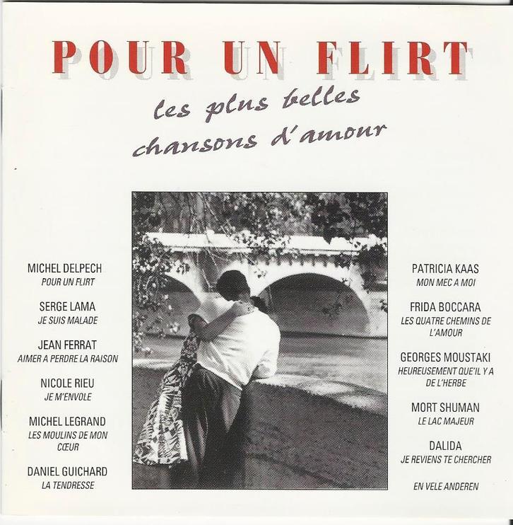 Pour Un Flirt: Les Plus Belles Chansons D'Amour = 2cd = 3,99, Cd's en Dvd's, Cd's | Franstalig, Zo goed als nieuw, Ophalen of Verzenden