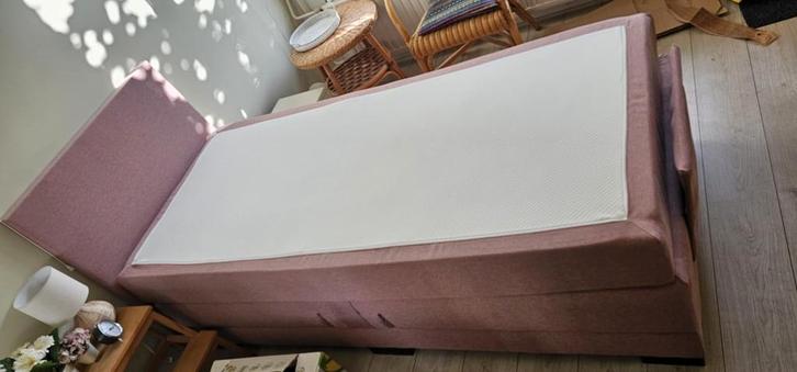 Elektrische Boxspring 90x200 - Zo Goed Als Nieuw!, Huis en Inrichting, Slaapkamer | Bedden, Zo goed als nieuw, Eenpersoons, 90 cm