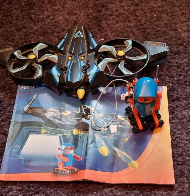 Playmobil.70071 Drone. Bijna Helemaal compleet., Kinderen en Baby's, Speelgoed | Playmobil, Zo goed als nieuw, Complete set, Ophalen of Verzenden